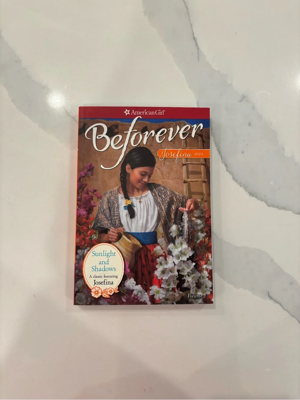 American Girl Beforever Book Trio - Red and Orange Accents